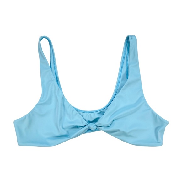 PacSun Other - L.A. Hearts by Pacsun Recycled Nylon Bikini Top Women’s Size Large Blue Knotted